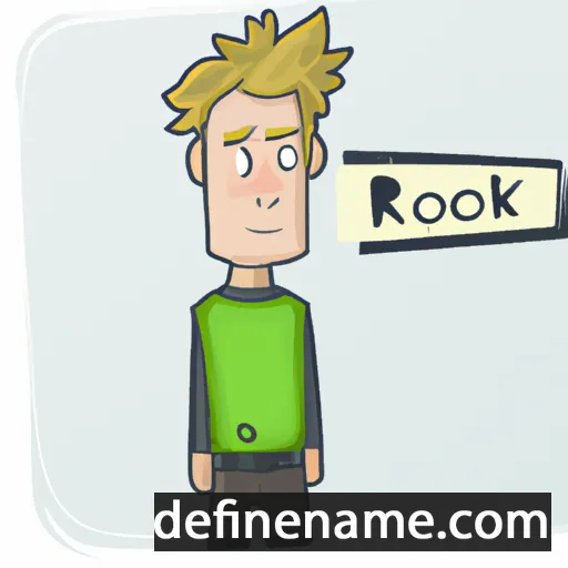 cartoon of the name Rodrik