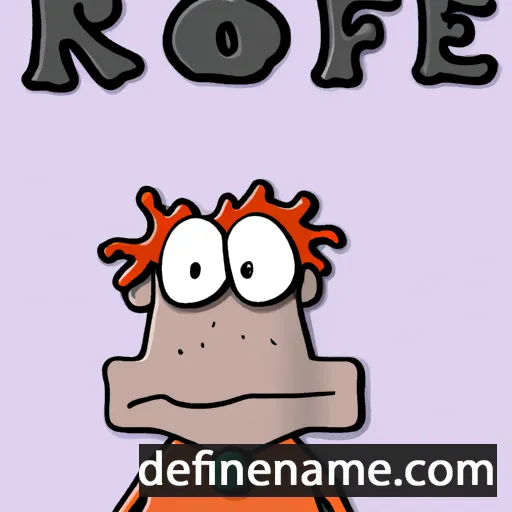 cartoon of the name Roef