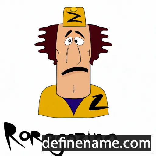 cartoon of the name Rogaziano