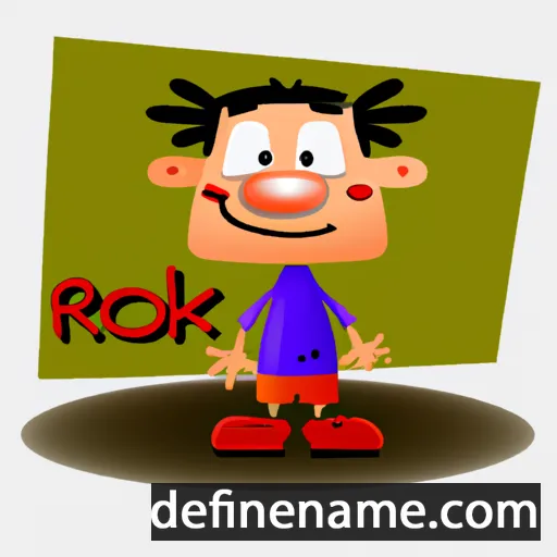 cartoon of the name Róki