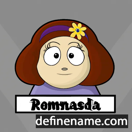 cartoon of the name Rósmunda