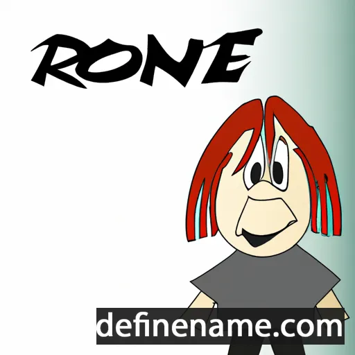 Röné cartoon