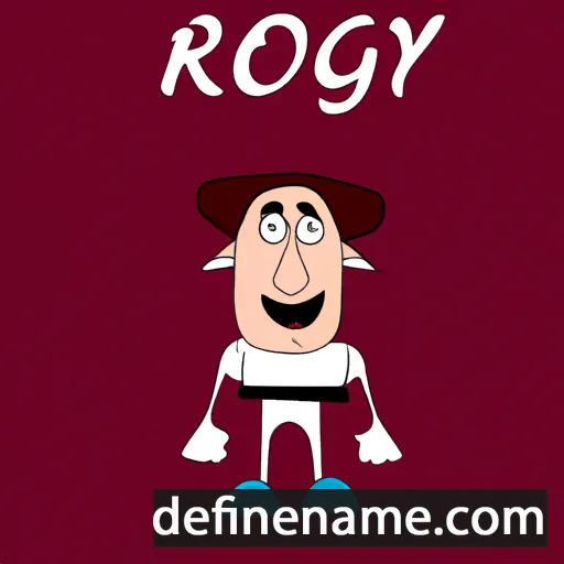 cartoon of the name Rogyi