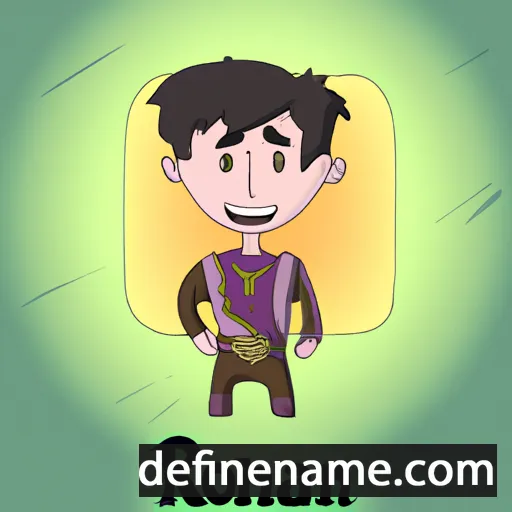 cartoon of the name Rohan