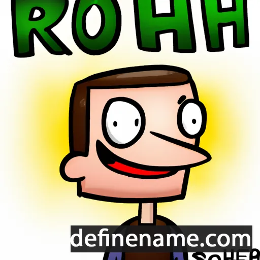 cartoon of the name Rohr