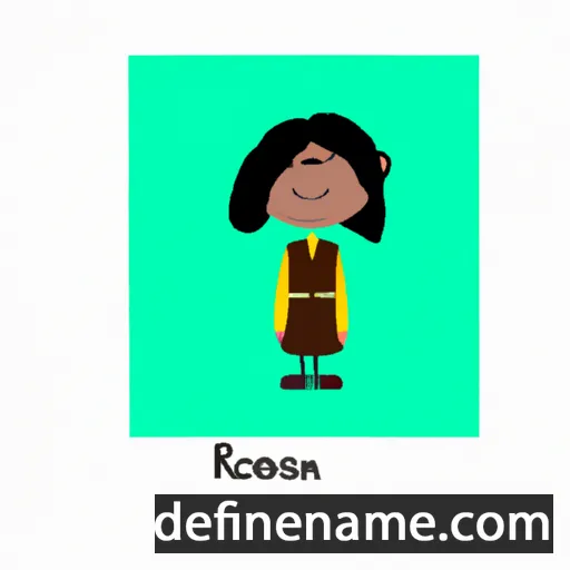 cartoon of the name Roisheen