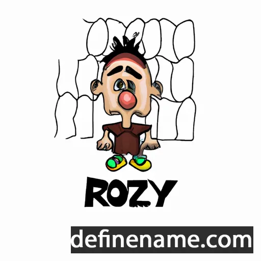 cartoon of the name Roizy