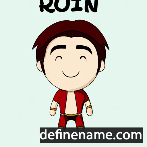 cartoon of the name Rojin