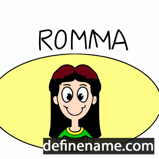 Romaina cartoon