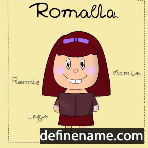 cartoon of the name Romanela