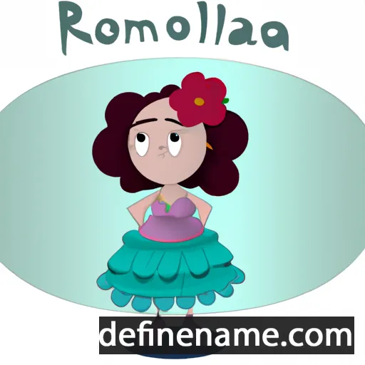 cartoon of the name Romanella