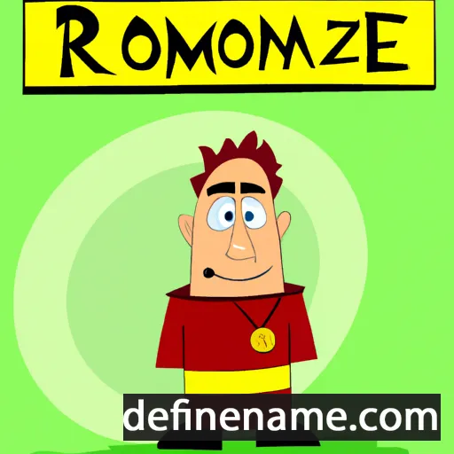 cartoon of the name Romanoz