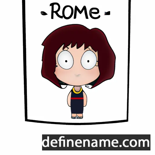 cartoon of the name Romée