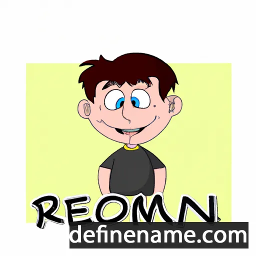 cartoon of the name Romen