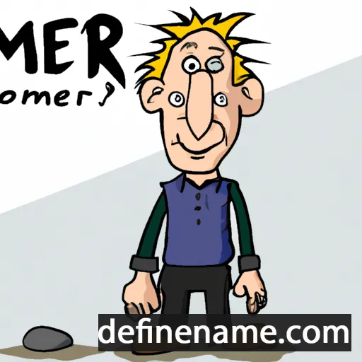 cartoon of the name Rommert