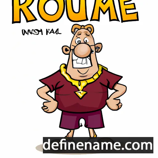 cartoon of the name Romulf