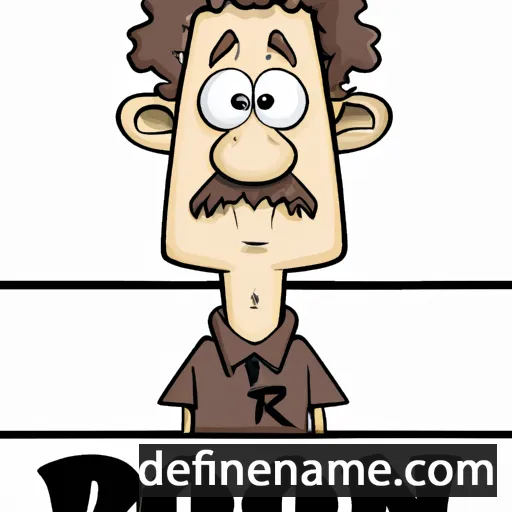 cartoon of the name Ron