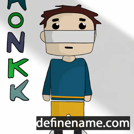 cartoon of the name Ronak