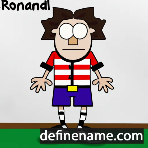 cartoon of the name Ronaldi