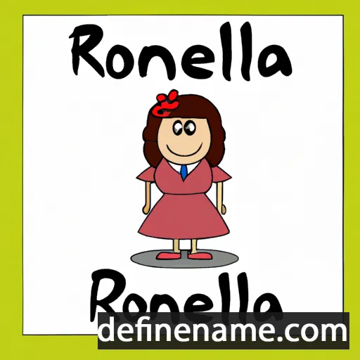 Ronella cartoon