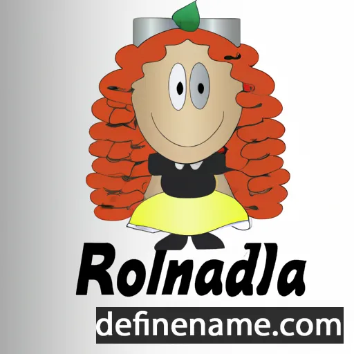 cartoon of the name Ronilda