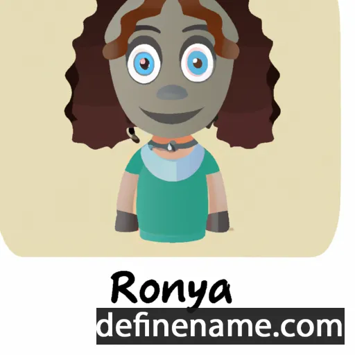 Roniya cartoon