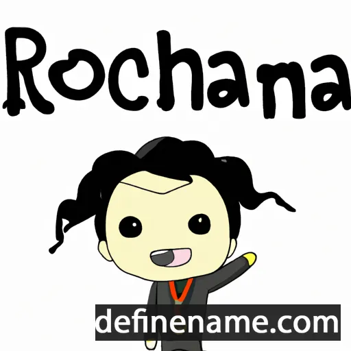 cartoon of the name Ronnachai