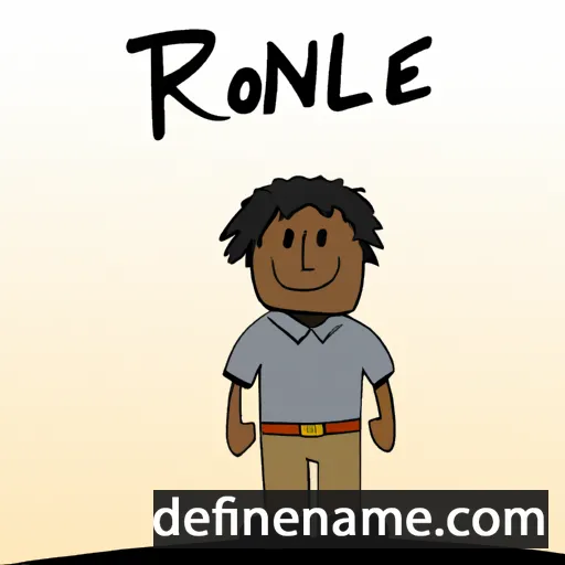 Ronnell cartoon