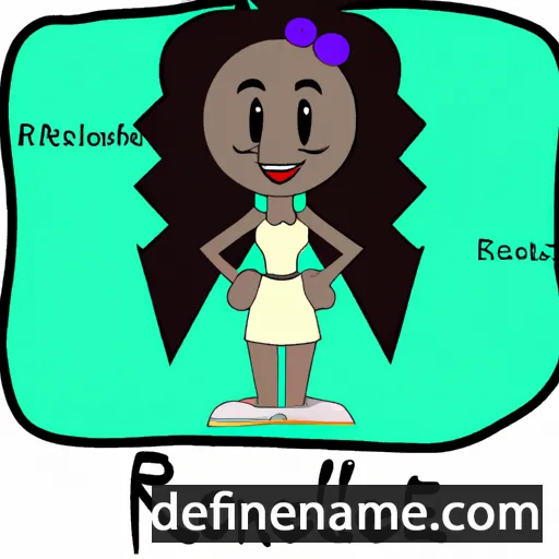 cartoon of the name Ronnelle