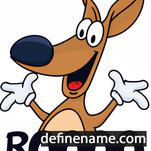 cartoon of the name Roo