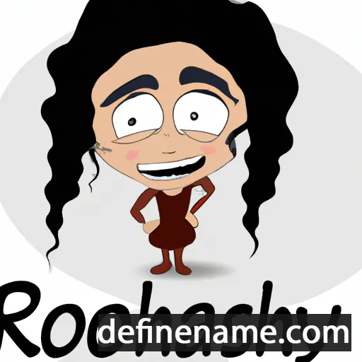 cartoon of the name Rooshany