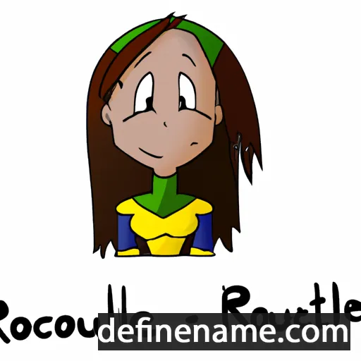 cartoon of the name Roquelle