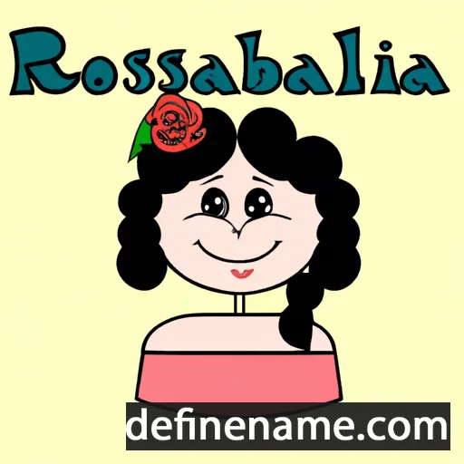 Rosalbina cartoon