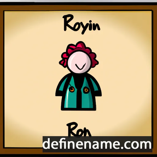 cartoon of the name Rosalynn