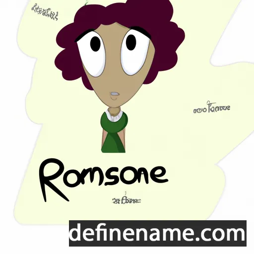 Rosamée cartoon