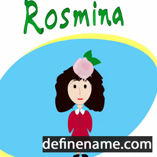 cartoon of the name Rosamina