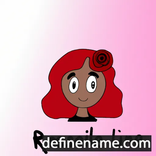 cartoon of the name Roséline