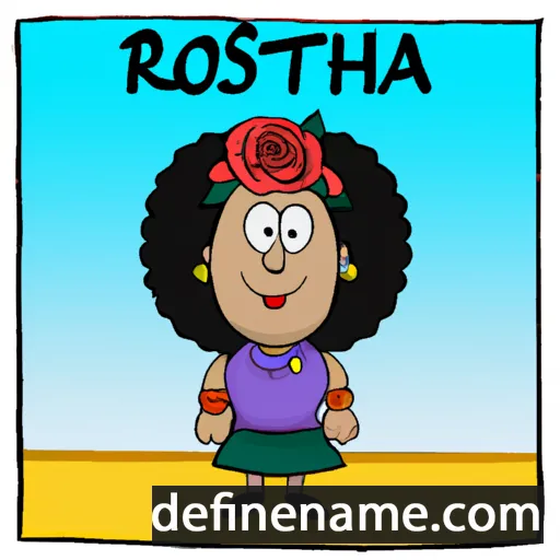 Roseltha cartoon