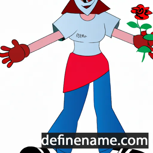 cartoon of the name Rosemaj