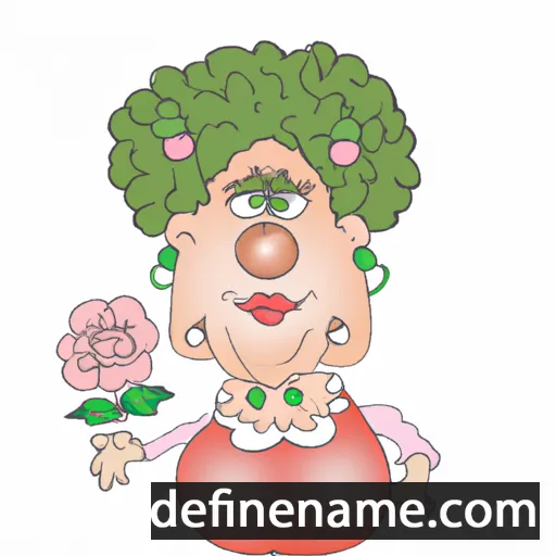 cartoon of the name Rosemeri