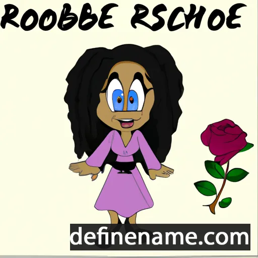 cartoon of the name Rosesheba