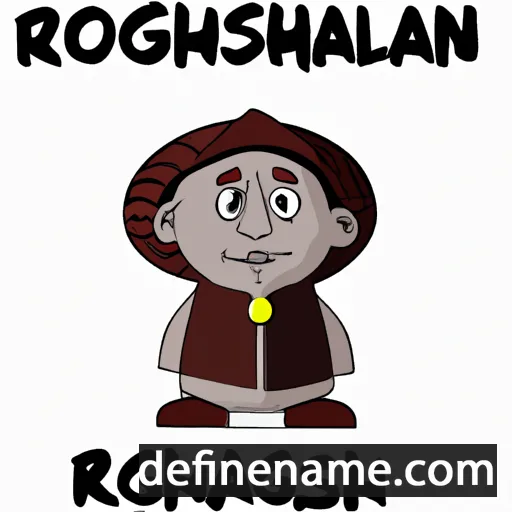 cartoon of the name Roshangul