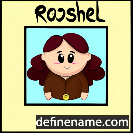 cartoon of the name Roshel