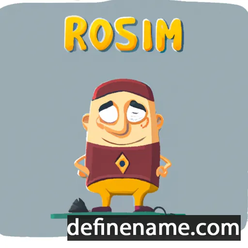 cartoon of the name Rostimír