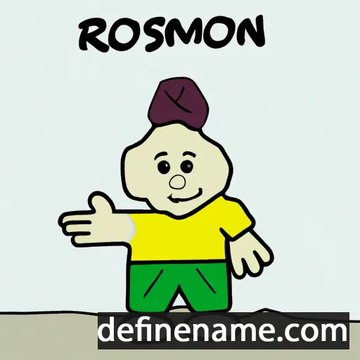 cartoon of the name Rostomi