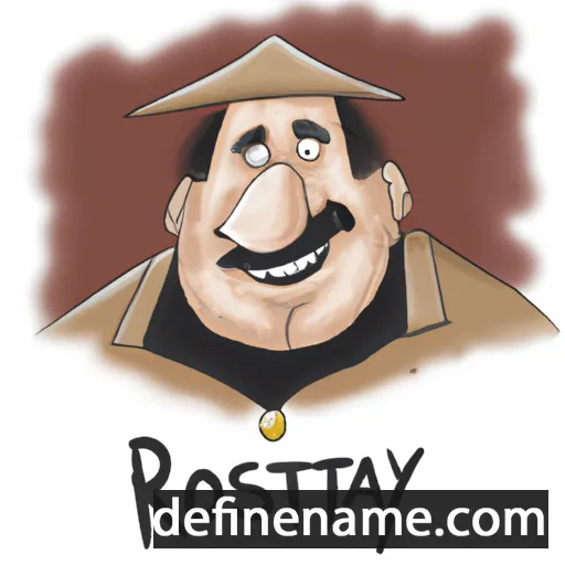 cartoon of the name Rostyslav