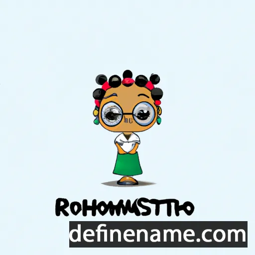 cartoon of the name Rotshidzwa