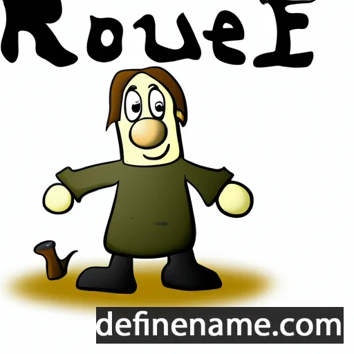 cartoon of the name Roure