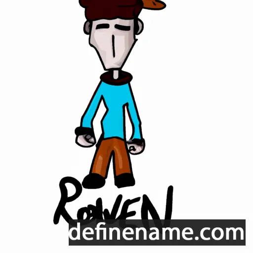 cartoon of the name Roween