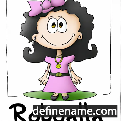 cartoon of the name Roxabella